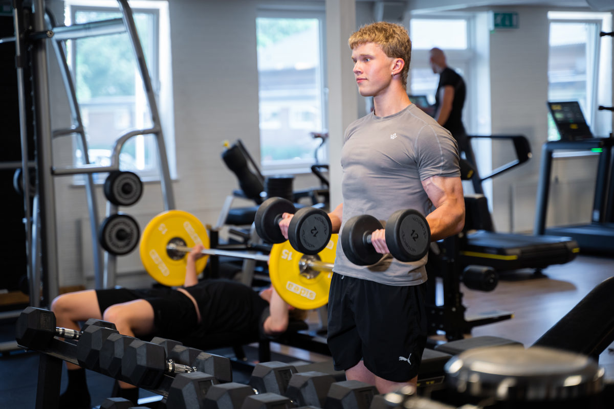 Fitnesscenter på Sportspark Blaavandshuk